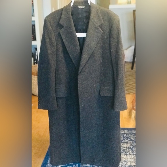 CHRISTIAN DIOR Classic 100% Wool Long Over-Coat